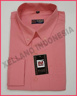 Kemeja Formal Lengan Panjang MILAZIO (Pink) jual kemeja kerja pria di surabaya, jual kemeja kerja pria keren, jual kemeja putih kerja pria