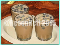 Resep Minuman Es Cappucino Cincau ( Cappucino Ice Grass Jelly Recipe )