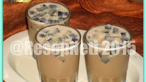 Resep Minuman Es Cappucino Cincau ( Cappucino Ice Grass Jelly Recipe )