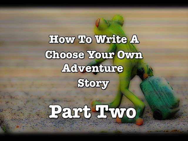 how to write an adventure game story
