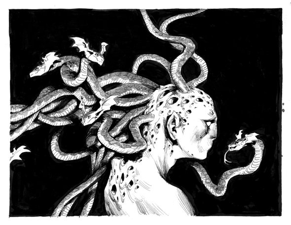 As ilustrações em forma de sketches de fantasia em preto e branco de Andrew Mar Andrew Mar artstation arte ilustrações fantasia sketches preto e branco