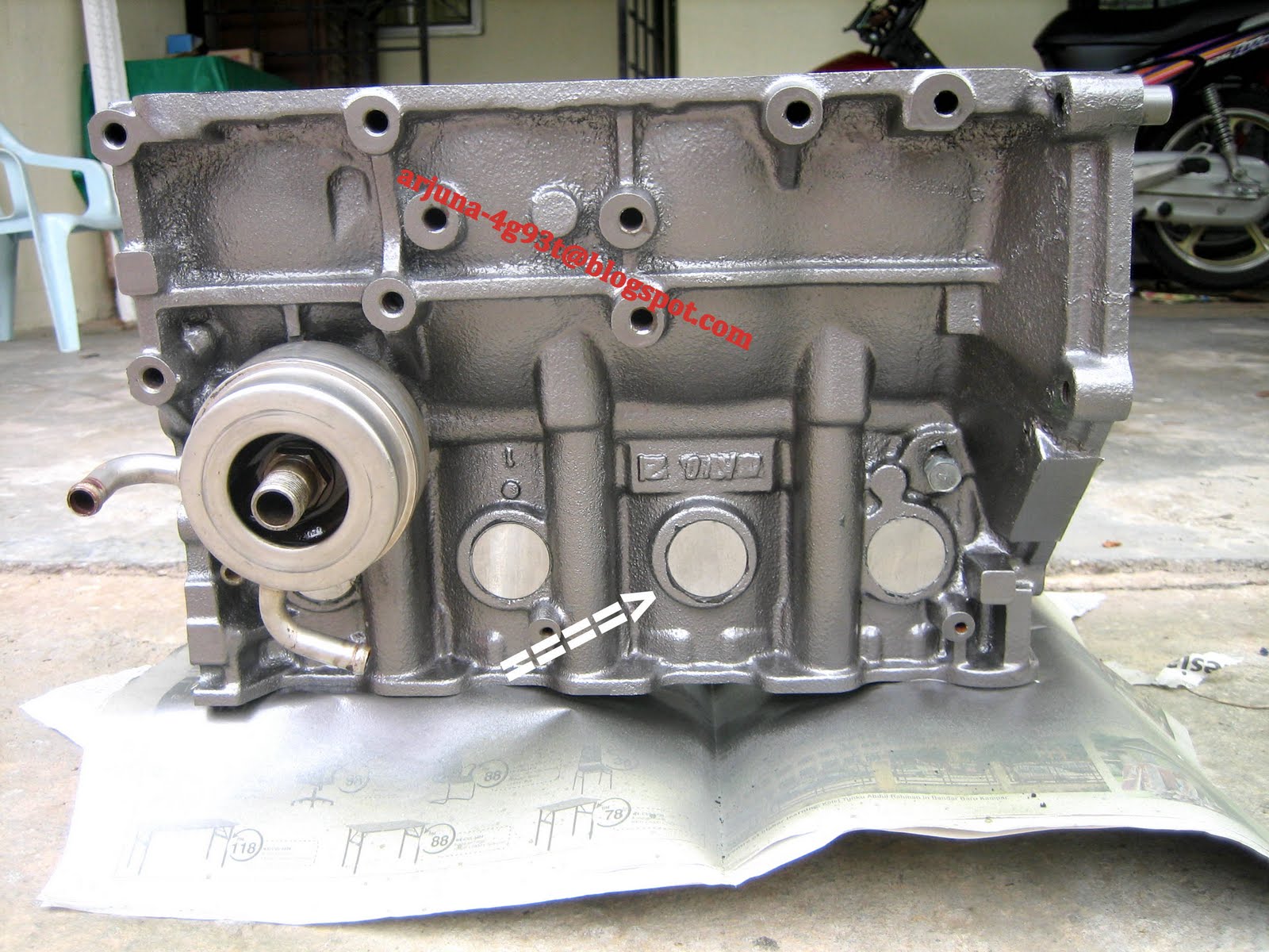 4G93T 4g93t GSR cylinder block