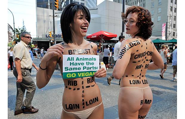 Peta wants you to go naked to help animals