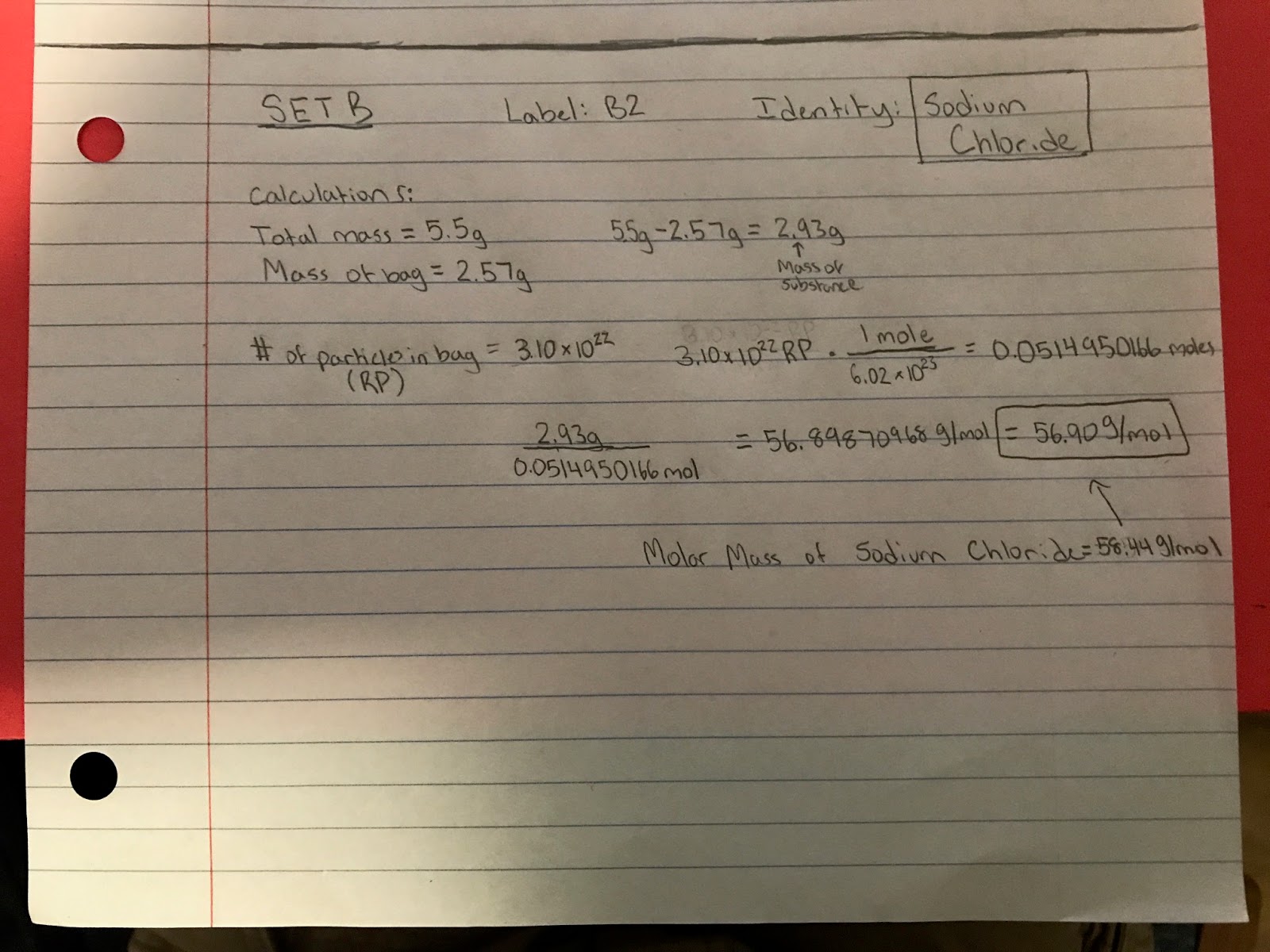 Lab 8 Mole Baggie Lab
