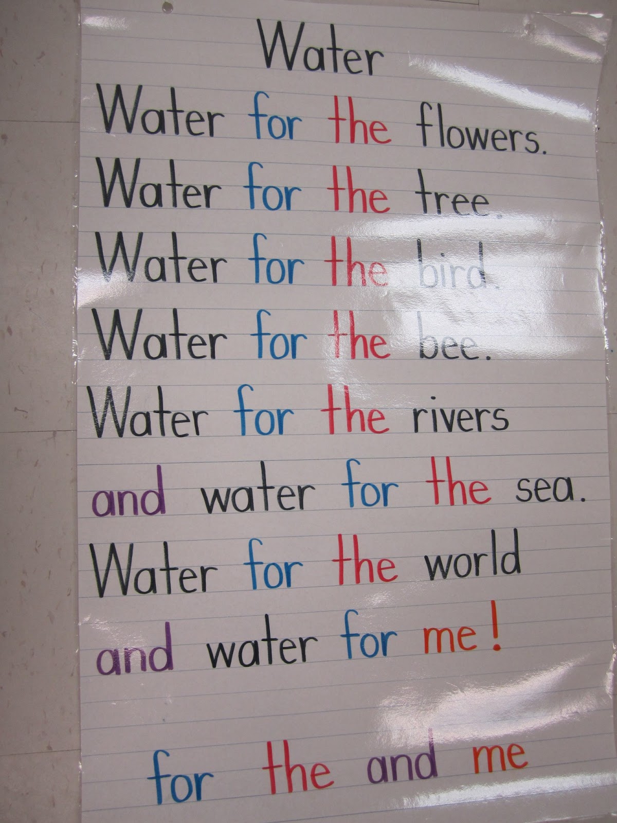 Nursery Rhymes On Save Water 52