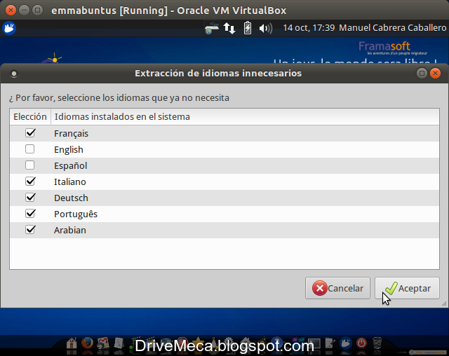 DriveMeca instalando Emmabuntus 3 paso a paso