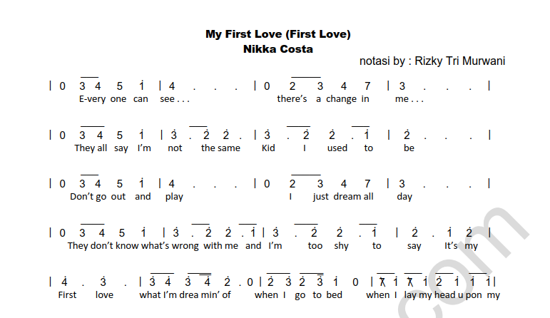 download lagu my first love nikka costa