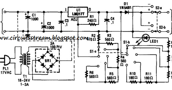 Forum Diagram: Simple Variable Dc Supply Step Wiring diagram Schematic