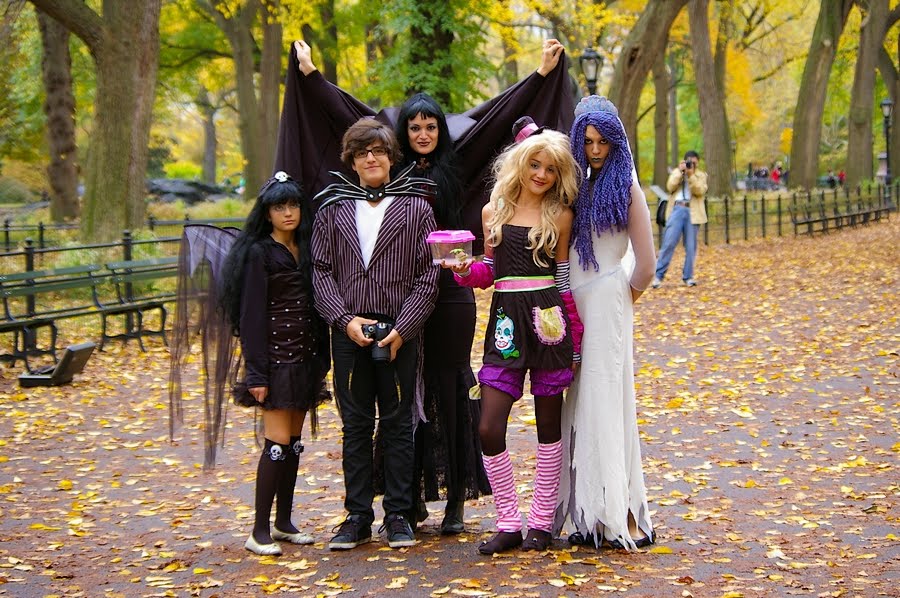Walk in New York Halloween dans Central Park
