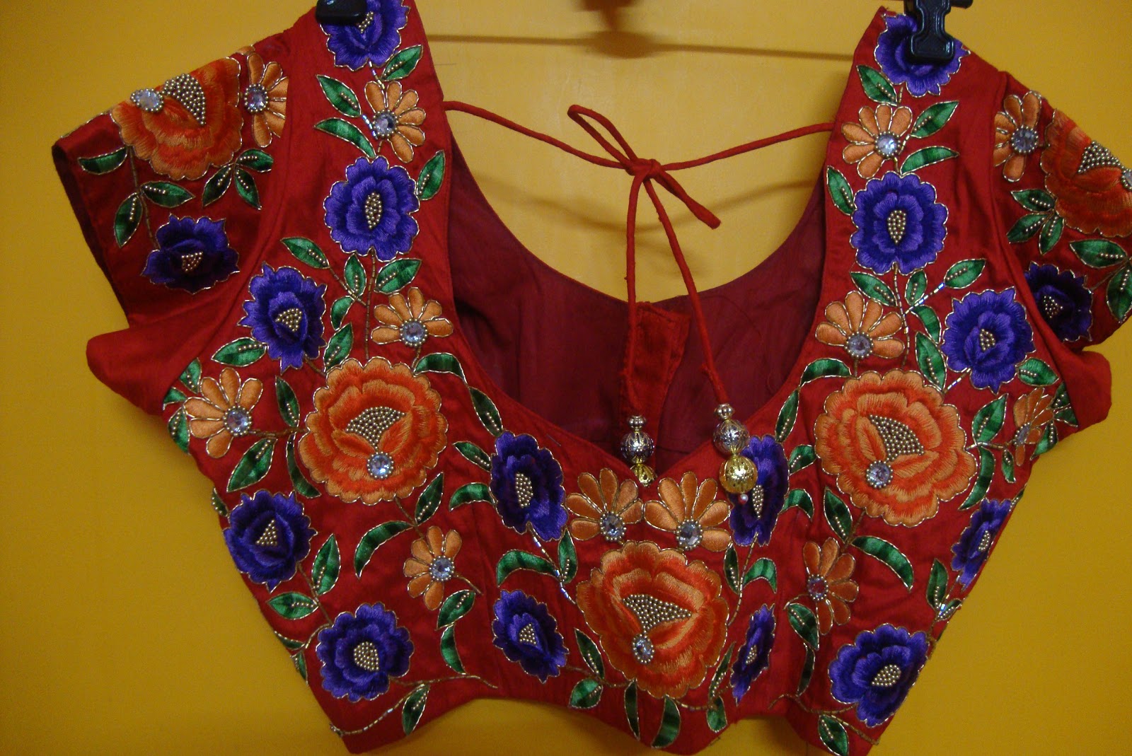 Flower Blouse Embroidery Designs Anlis