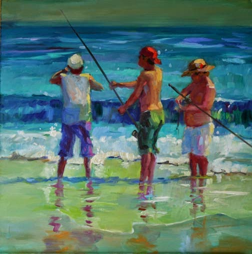 Daily Paintings By Elizabeth Blaylock, American Impressionist SURF