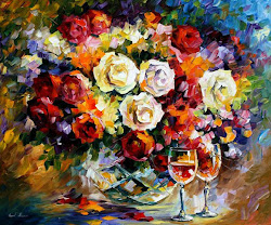 flower paintings leonid amazing afremov