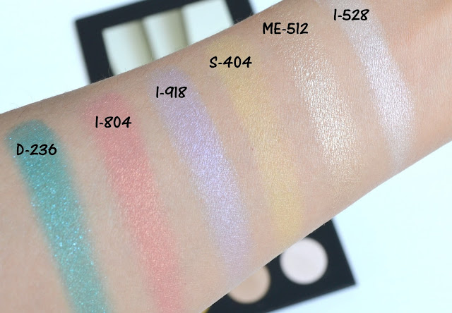 Make Up For Ever Artist Shadows 3 Palette Florals Review with Swatches