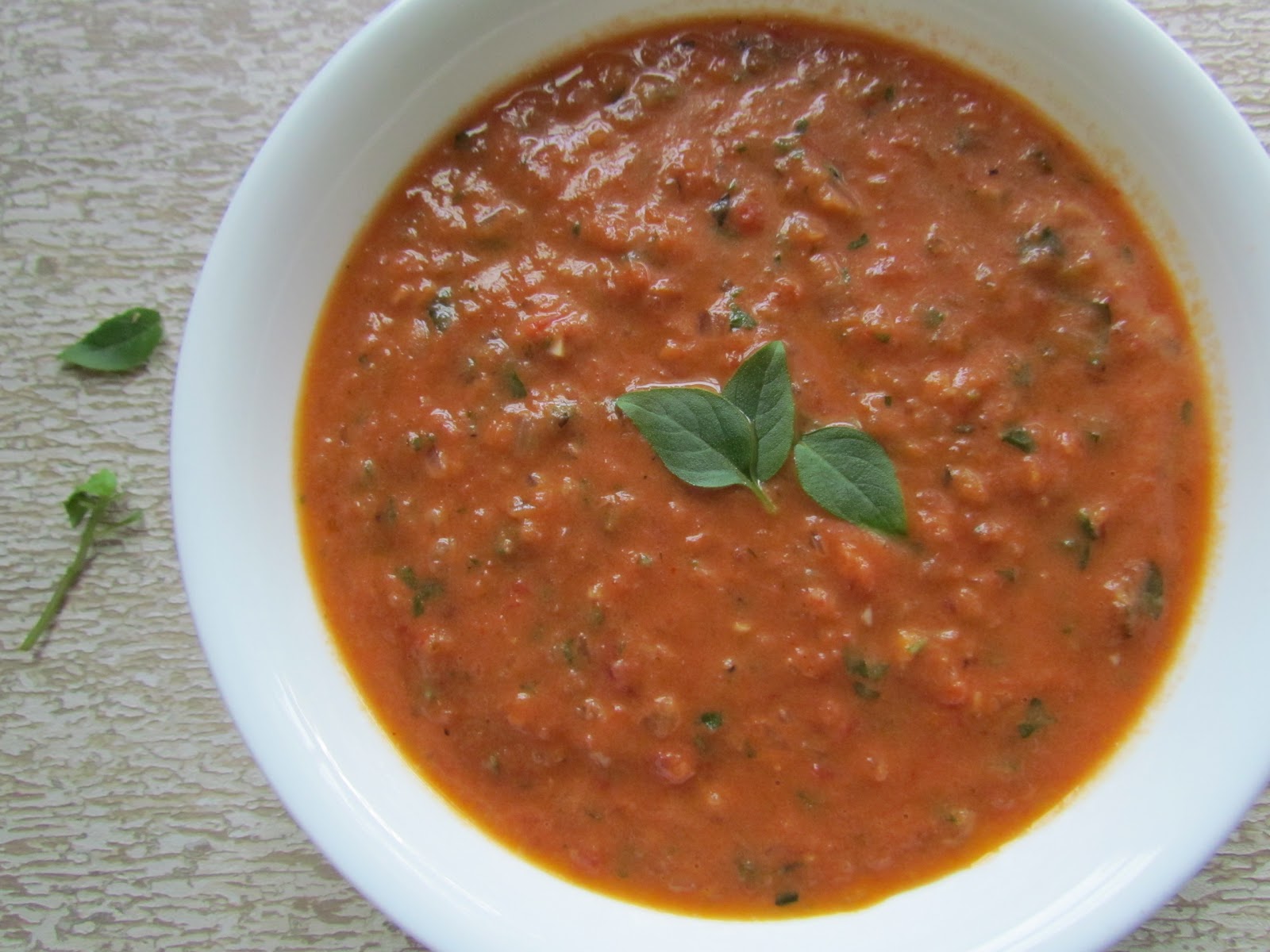 Vin de Pêche: Slow Roasted Tomato Soup