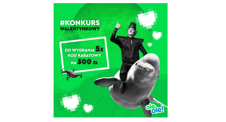Wygraj kod rabatowy 300 zł do OleOle Konkurs