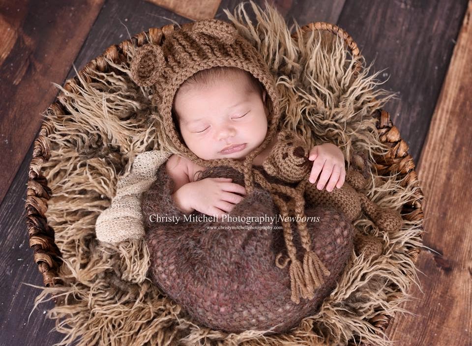 ChristyMitchellBearSetC Teddy Bear Bonnet & Stuffy Pattern Release