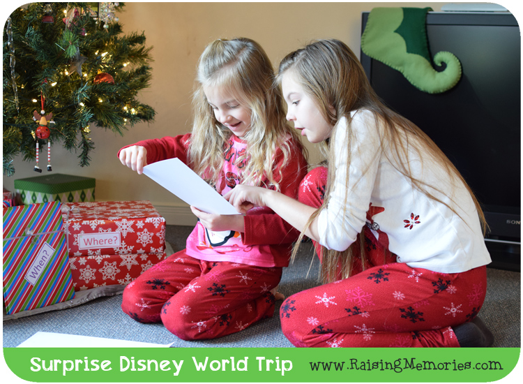 How to Surprise Your Kids on Christmas with a Trip to Disney World!