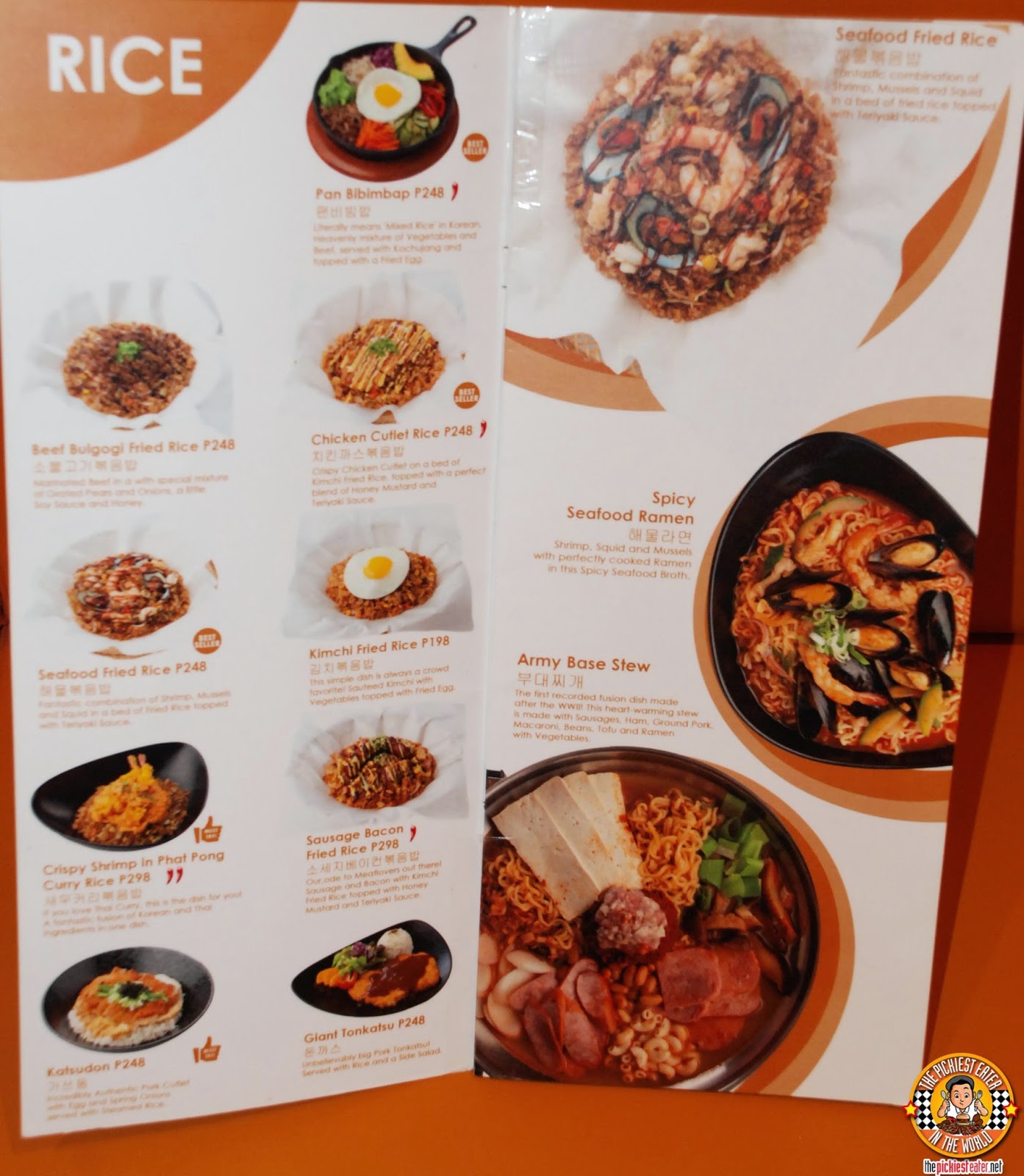 THE PICKIEST EATER IN THE WORLD: O RICE KOREAN STYLISH PAN FRIED RICE ...