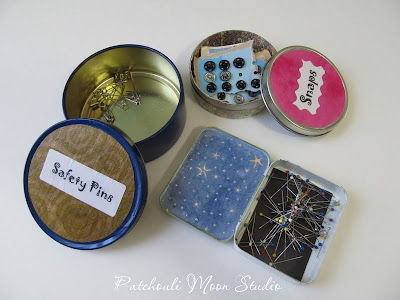 Patchouli Moon Studio~Up-cycled containers