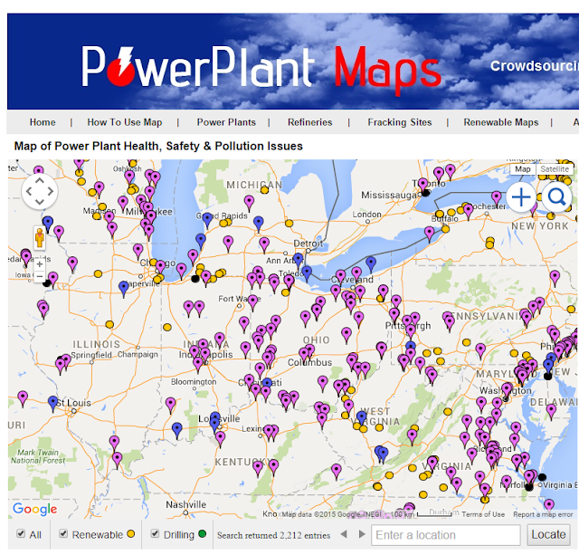 Ohio Power Plants Map