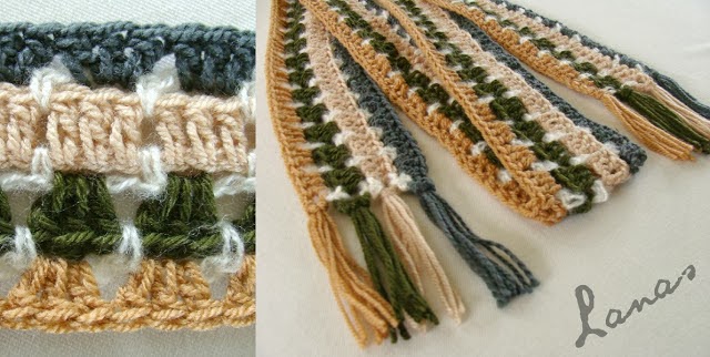 Crochet: SCARF mosaic