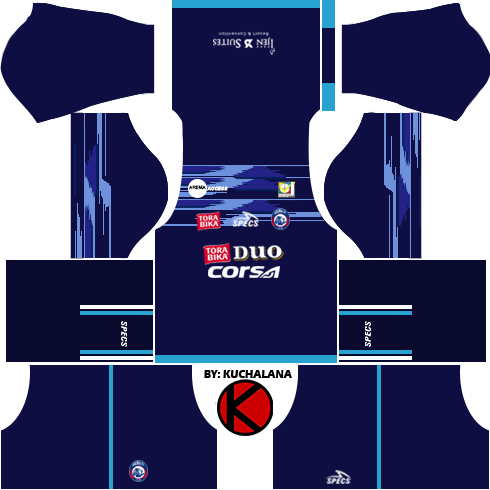 Arema FC Kits 2017/2018 - Dream League Soccer 2017 - Kuchalana