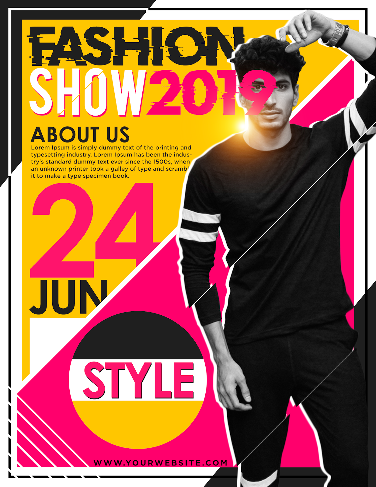How To Design Fashion Poster | Fashion Flyer Design | Photoshop ...