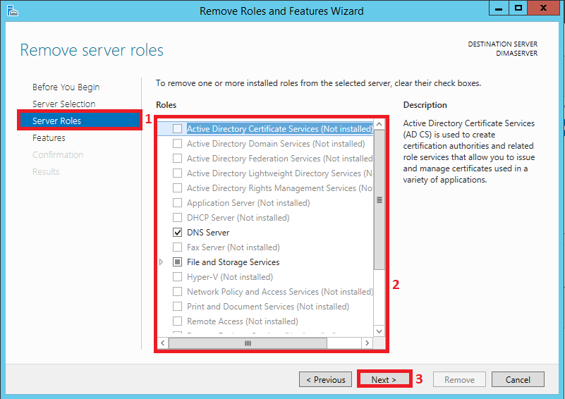 Remove manager. Remove manager