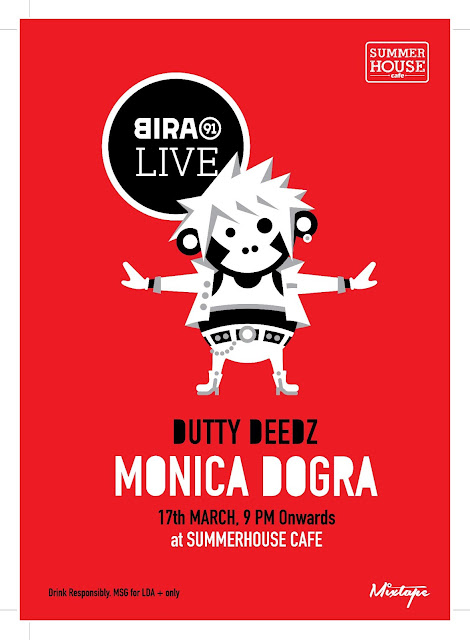 BIRA 91 LIVE FT MONICA DOGRA & DUTTY DEEDZ at summerhouse cafe BIRA 91 LIVE FT MONICA DOGRA & DUTTY DEEDZ at summerhouse cafe