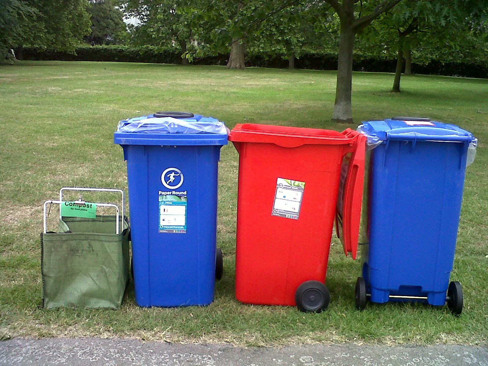 Upcycle Fashion Blog Recycling Bins around London