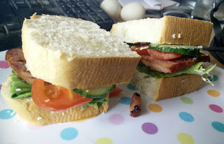 An awesome BLT for lunch An awesome BLT for lunch