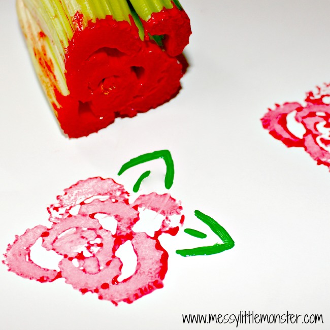 Celery Roses Messy Little Monster