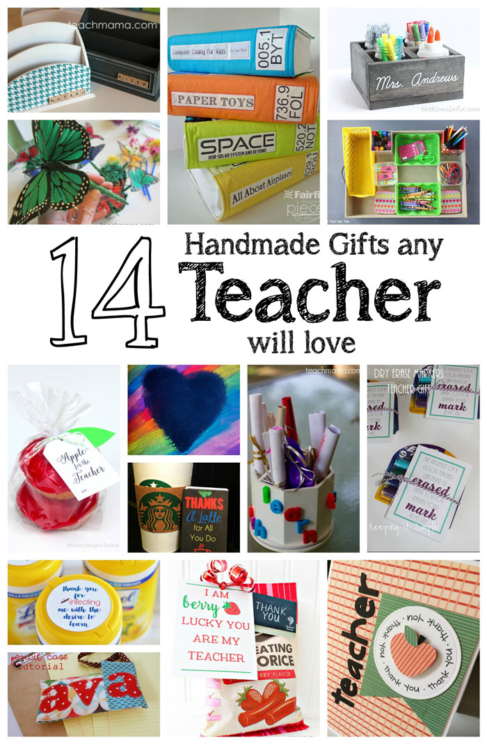 14 Handmade Teacher Gifts Mmm 328 Block Party Keeping
