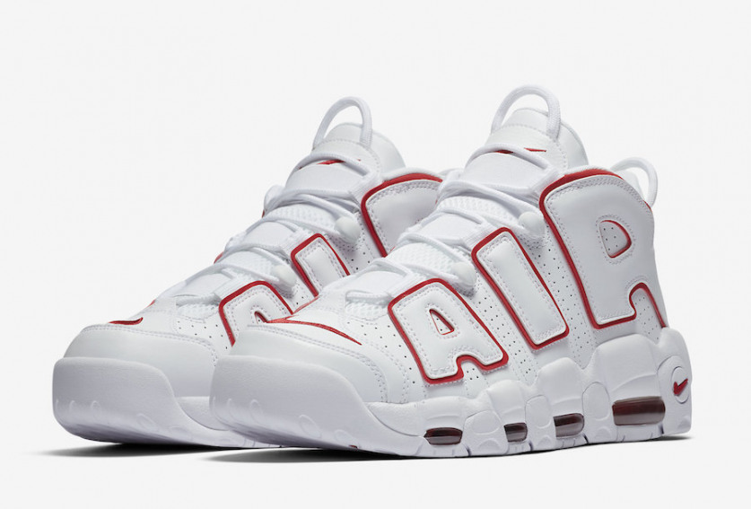 Swag Craze: First Look: Nike Air More Uptempo '96 White/Varsity Red