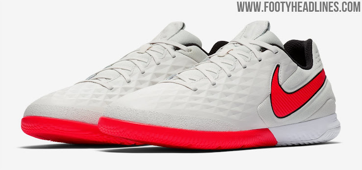 nike tiempo red and white
