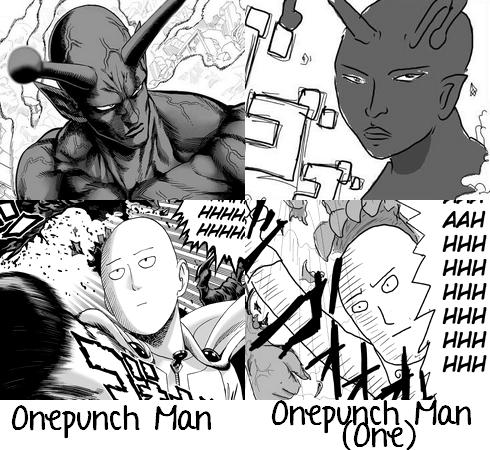 One Punch Man - Webcomic VS Manga - Comparative 