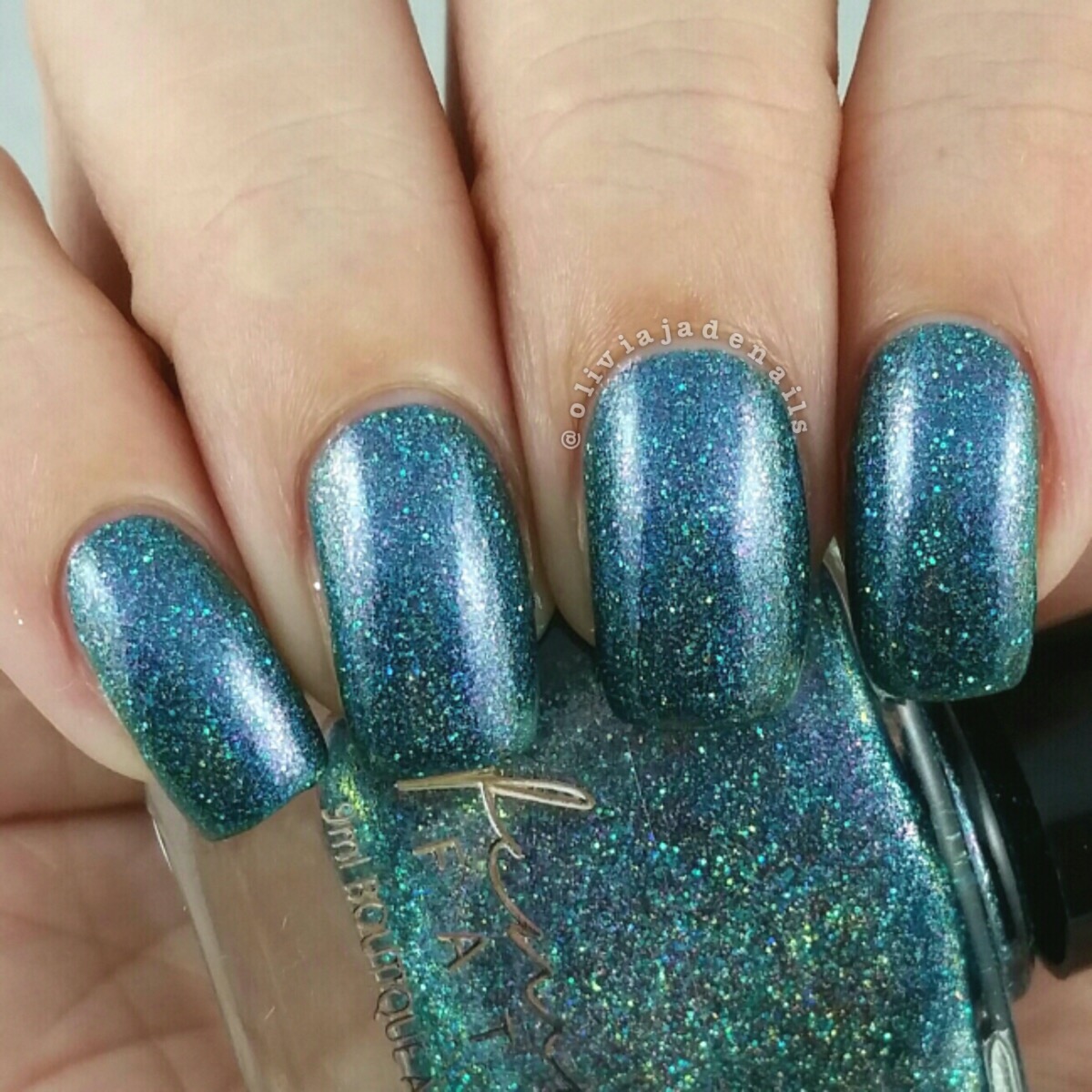 Femme Fatale Cosmetics Saturnalia swatched by Olivia Jade Nails