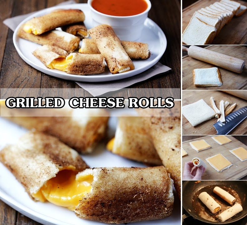 Grilled Cheese Rolls