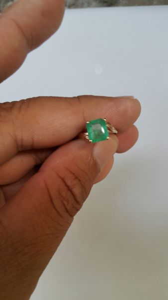 nhẫn vàng nữ đá emerald ngọc lục bảo nhẫn vàng nữ đá emerald ngọc lục bảo