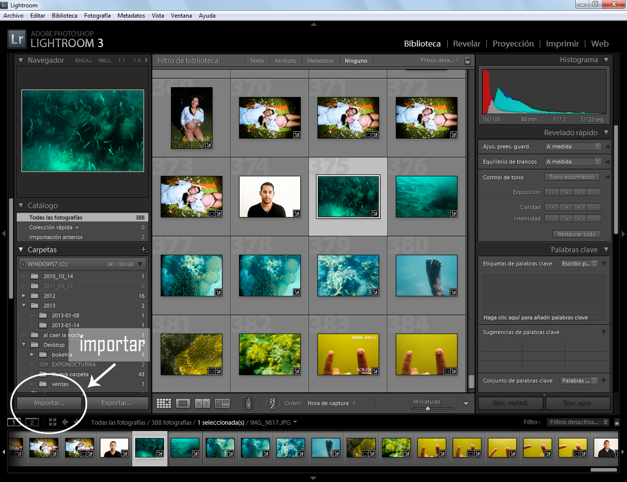BOKEH°LA LIGHTROOM, PRIMEROS PASOS