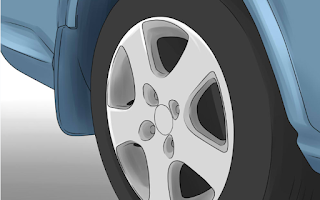 dim white circles on wheel 