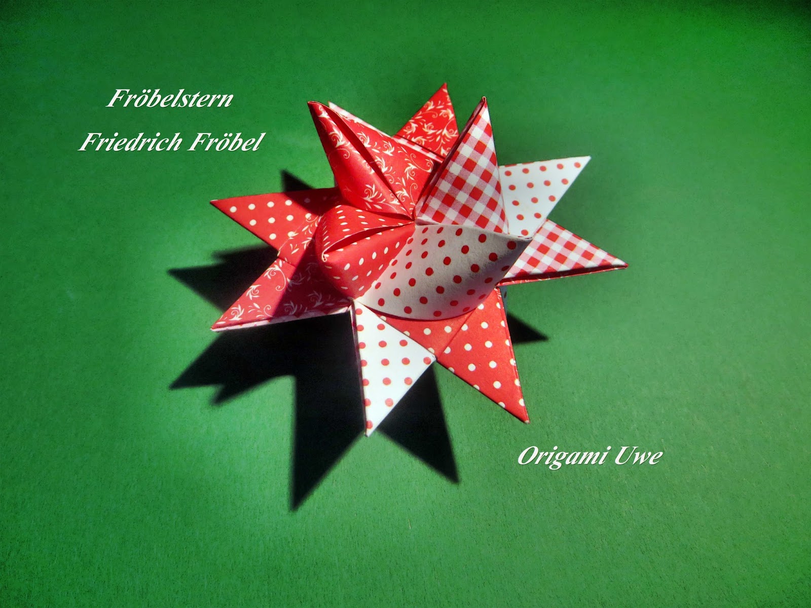 Origami, Fleurogami und Sterne: Fröbelstern