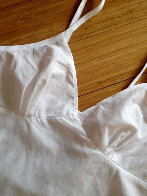 Diary of a Chain Stitcher: White Cotton Tilly and the Buttons Fifi Pyjama Set