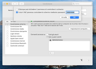 Condivisione schermo Mac Condivisione Schermo