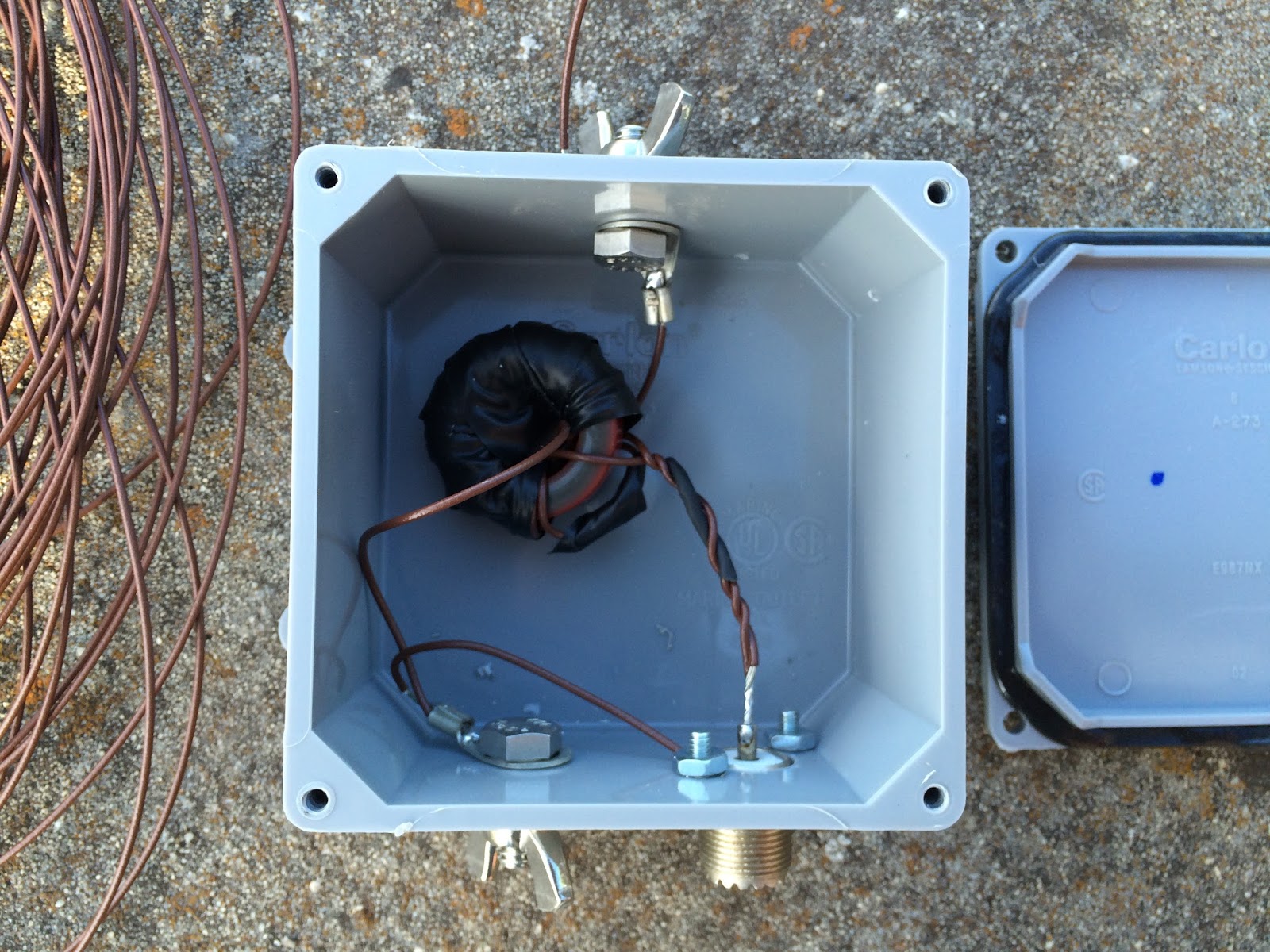 TrueHamFashion End Fed Matchbox Antenna