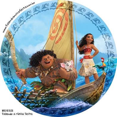 Free Printables Moana Cupcake Toppers