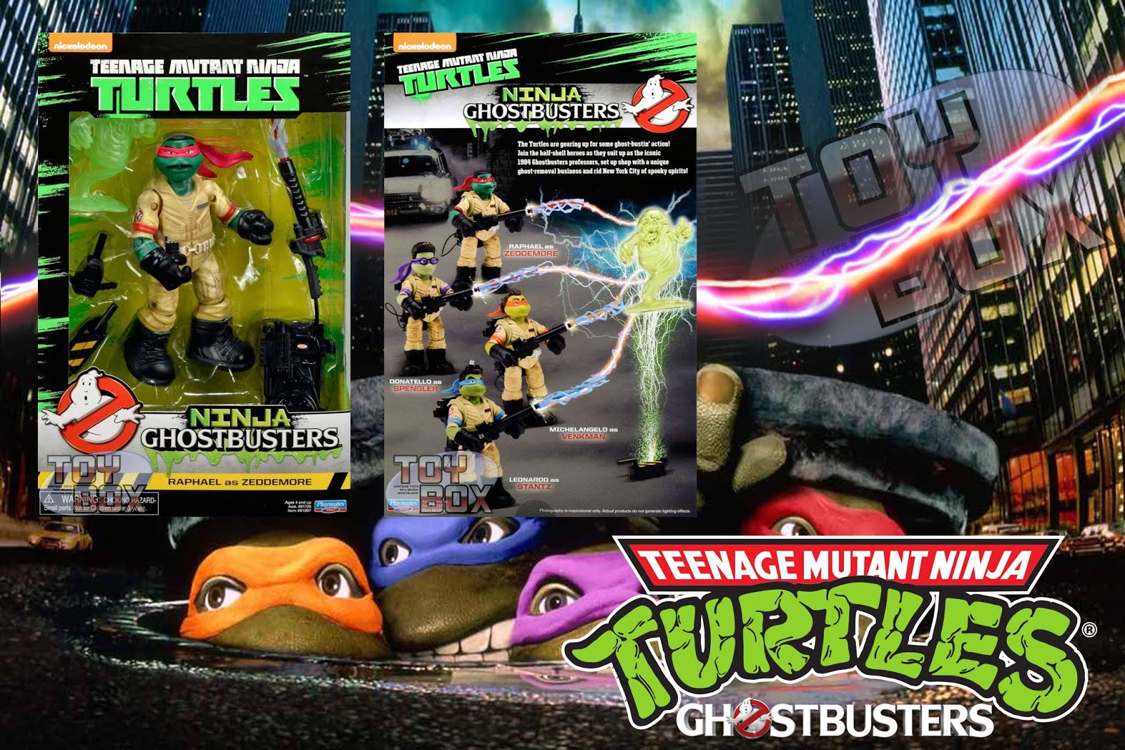 tmnt ghostbusters figures