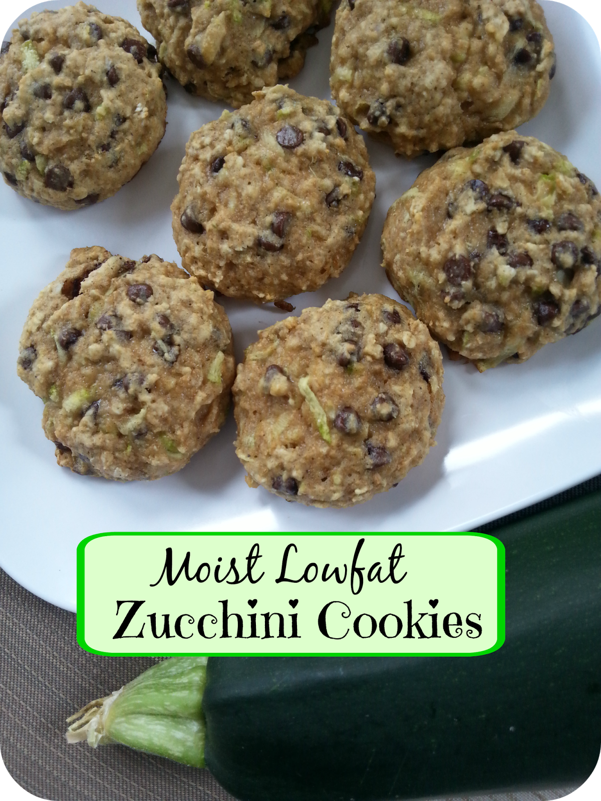 The Better Baker Moist Lowfat Zucchini Cookies
