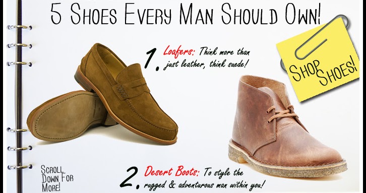 shoes every guy should have