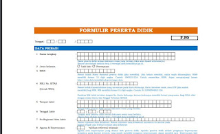 Formulir Pendaftaran Siswa Sesuai Dapodikdasmen 2019 Formulir Pendaftaran Siswa Sesuai Dapodikdasmen 2019